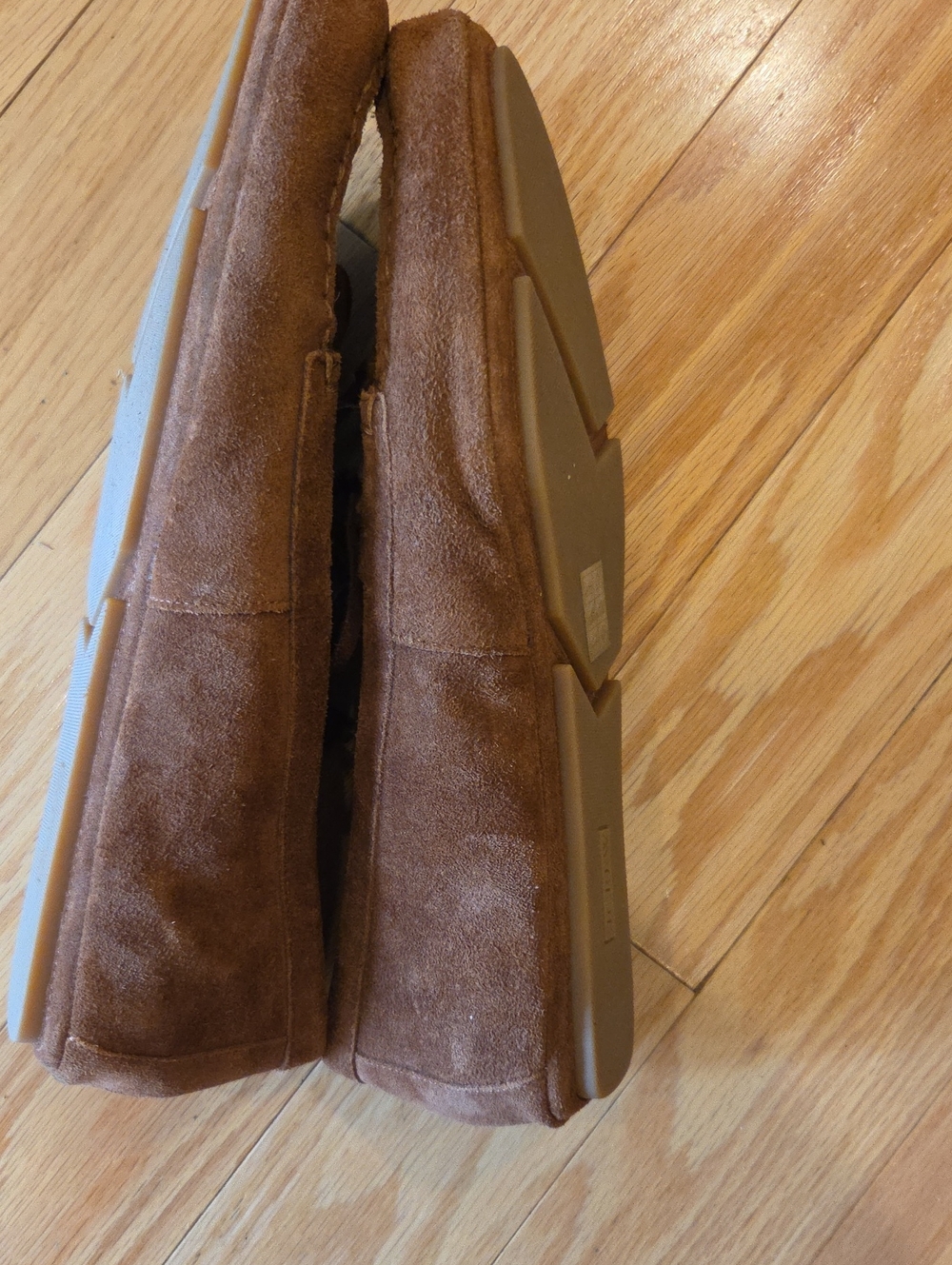 J. Crew Suede Driving Loafers In English Saddle - Picture 9 of 15